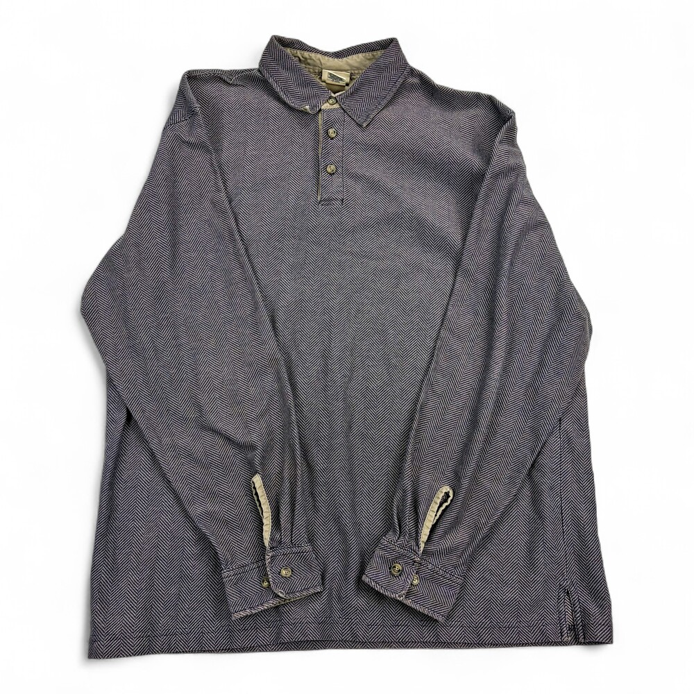 L.L.Bean Herringbone Pullover Shirt - Men's XLT (Big & Tall)